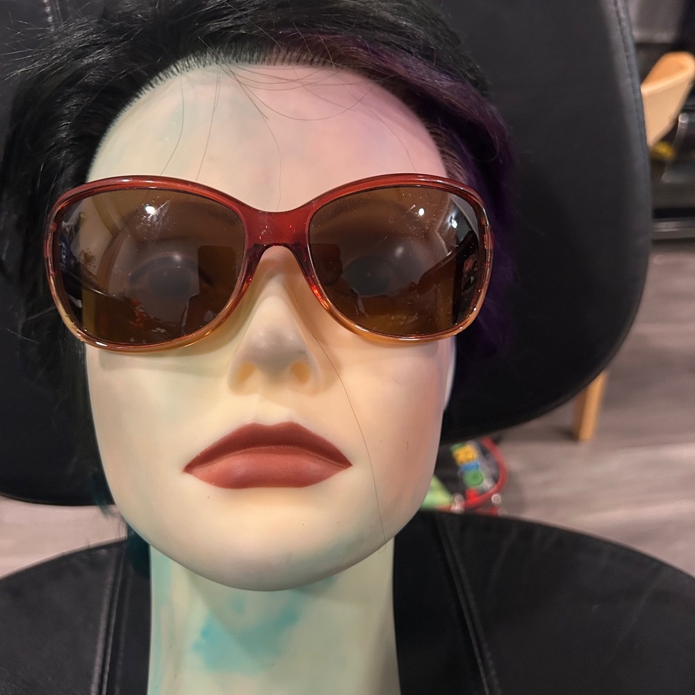 Suncloud Women's Amber Brown Gradient Oversized S… - image 2